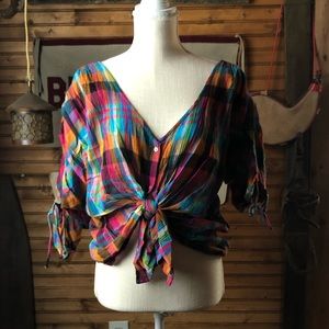 ANTHROPOLOGIE - Maeve Amelia Plaid Button Down